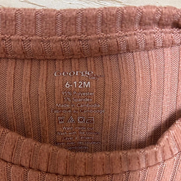George Rust Ribbed Baby Top - Picture 2 of 4